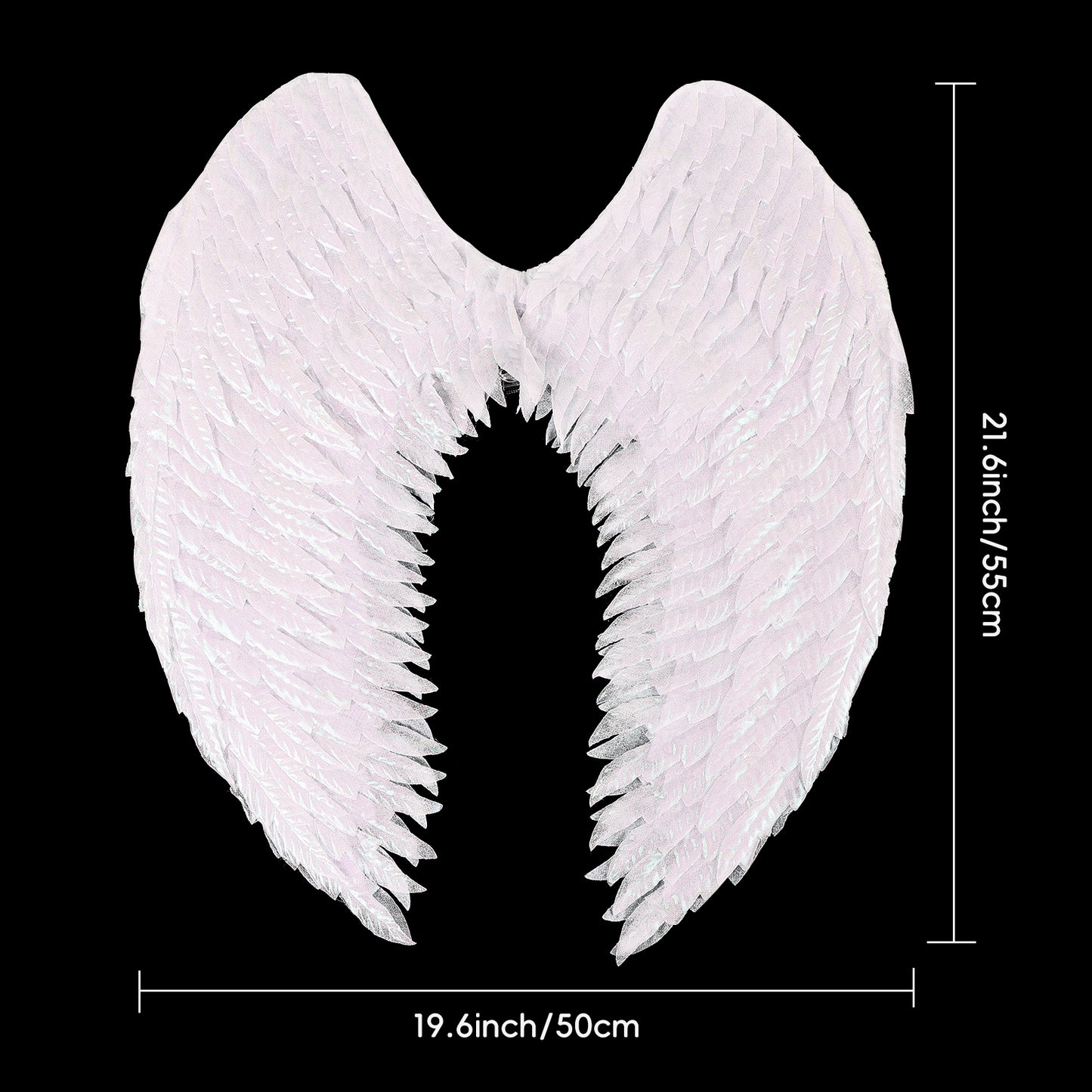 Accessories Repeated Use Wings Halloween Carnival Stage Props Artificial Feather Wings for Cosplay Events Halloween Parties