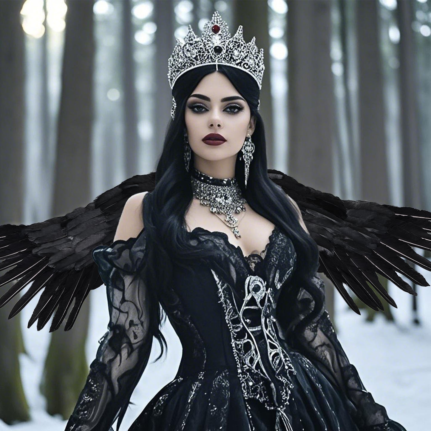 White Party Angel Wings Set Natural Feather Wings for Birthday Parties Cosplay Halloween Stage Performances