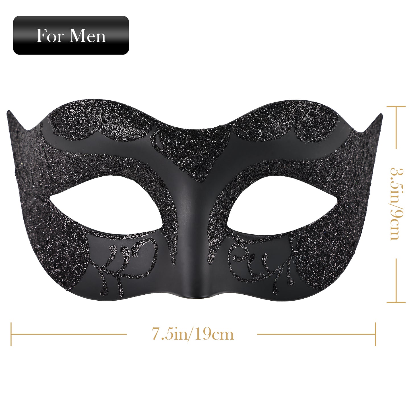 Couple Costume Accessory Set Carnival Venice Makeup Ball PVC Mask Party Fashion Accessory for Halloween Mardi Gras Carnival