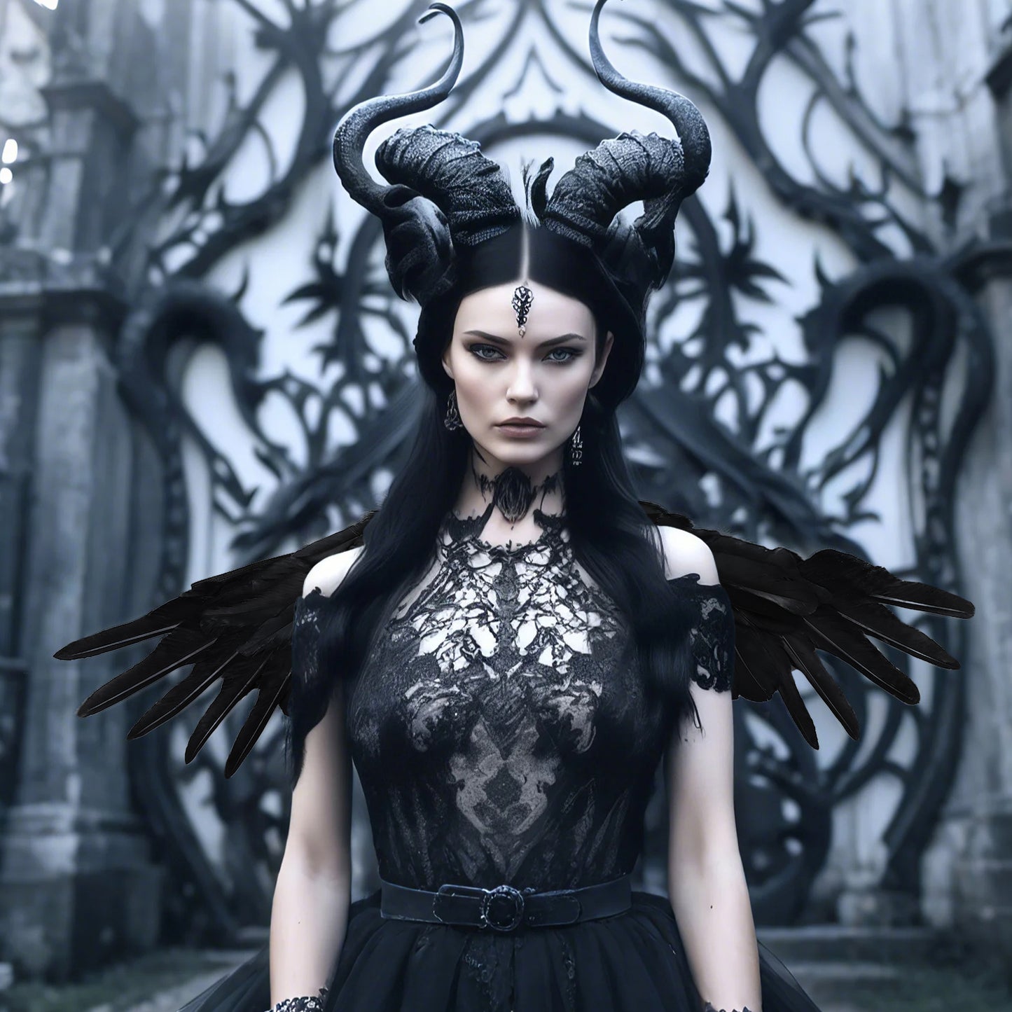 White Party Angel Wings Set Natural Feather Wings for Birthday Parties Cosplay Halloween Stage Performances