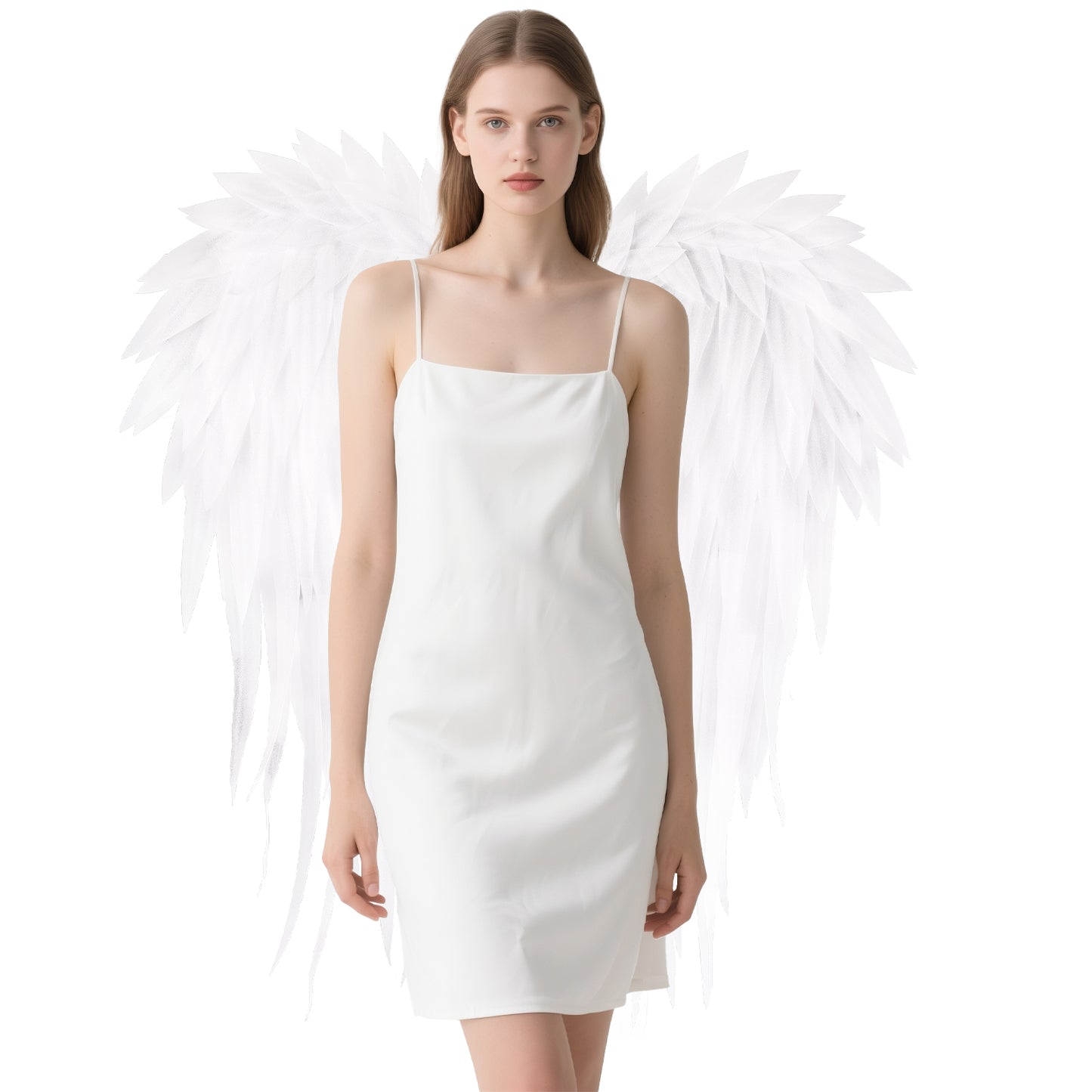 Foam Material Halloween Carnival Stage Props Angel Wings Artificial Feather Wings for Cosplay Events Halloween Parties