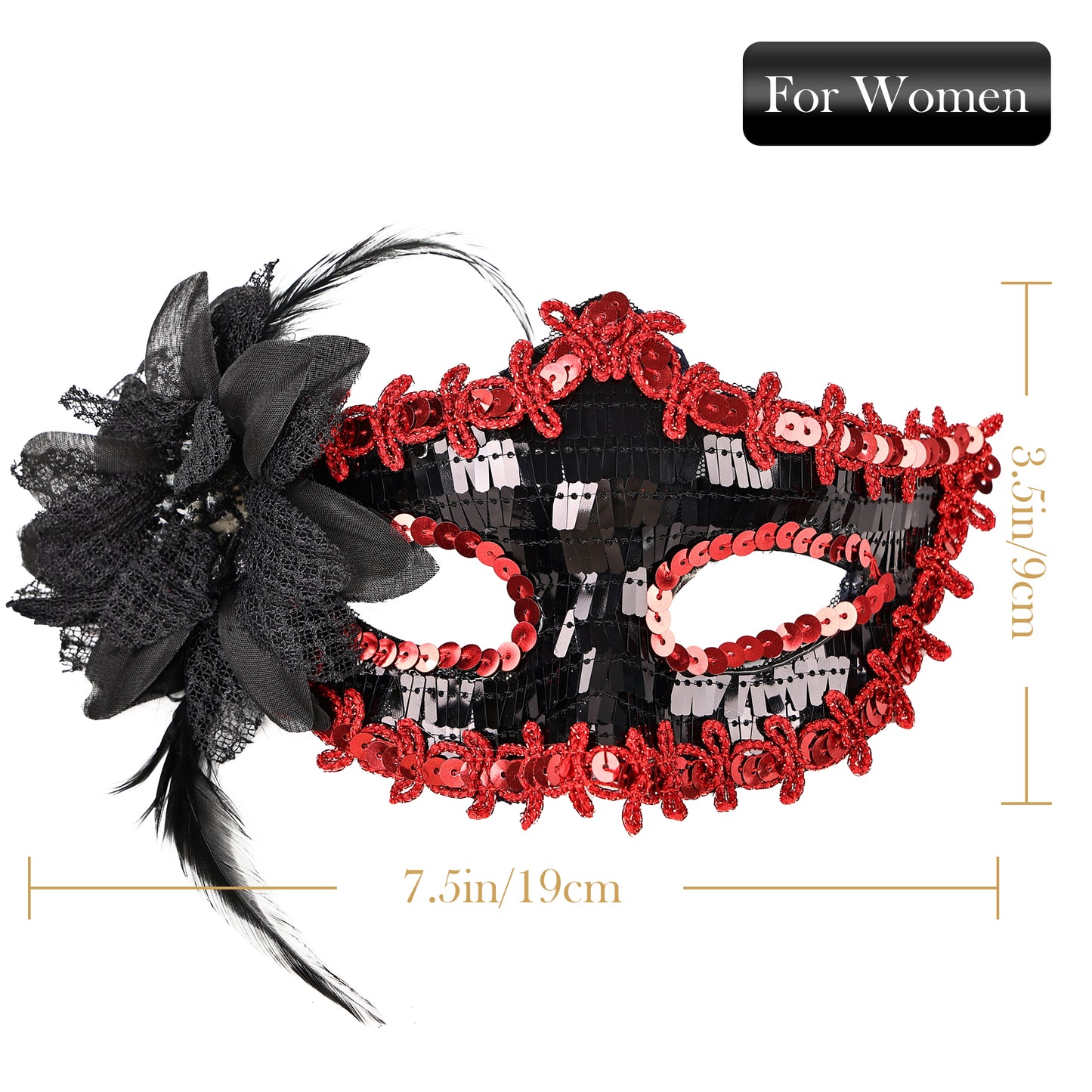 Couple Costume Accessory Set Carnival Venice Makeup Ball PVC Mask Party Fashion Accessory for Halloween Mardi Gras Carnival