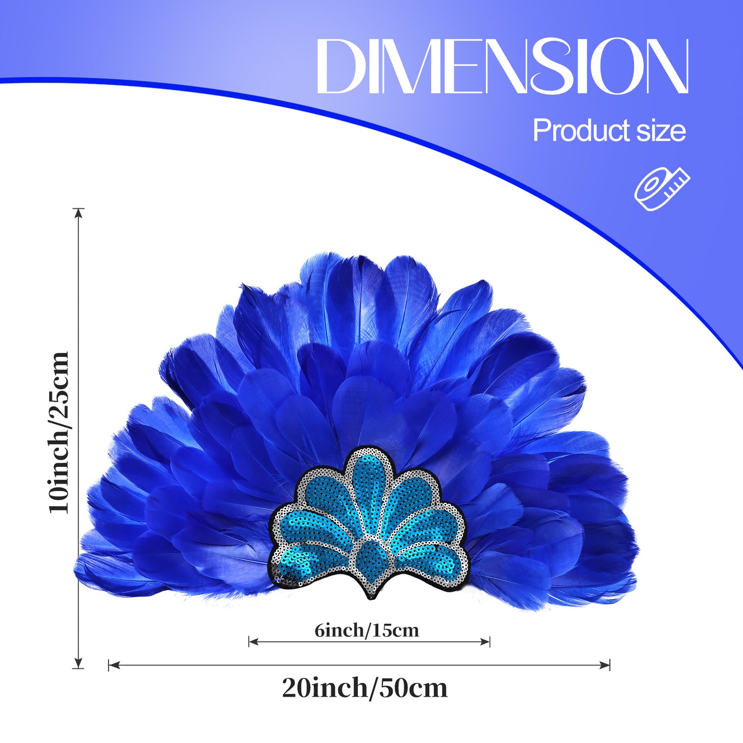 Wholesale Colorful Goose Feather Fascinator Headdress Halloween Party Hats for Wedding Festive Occasions Craft Supply Hair