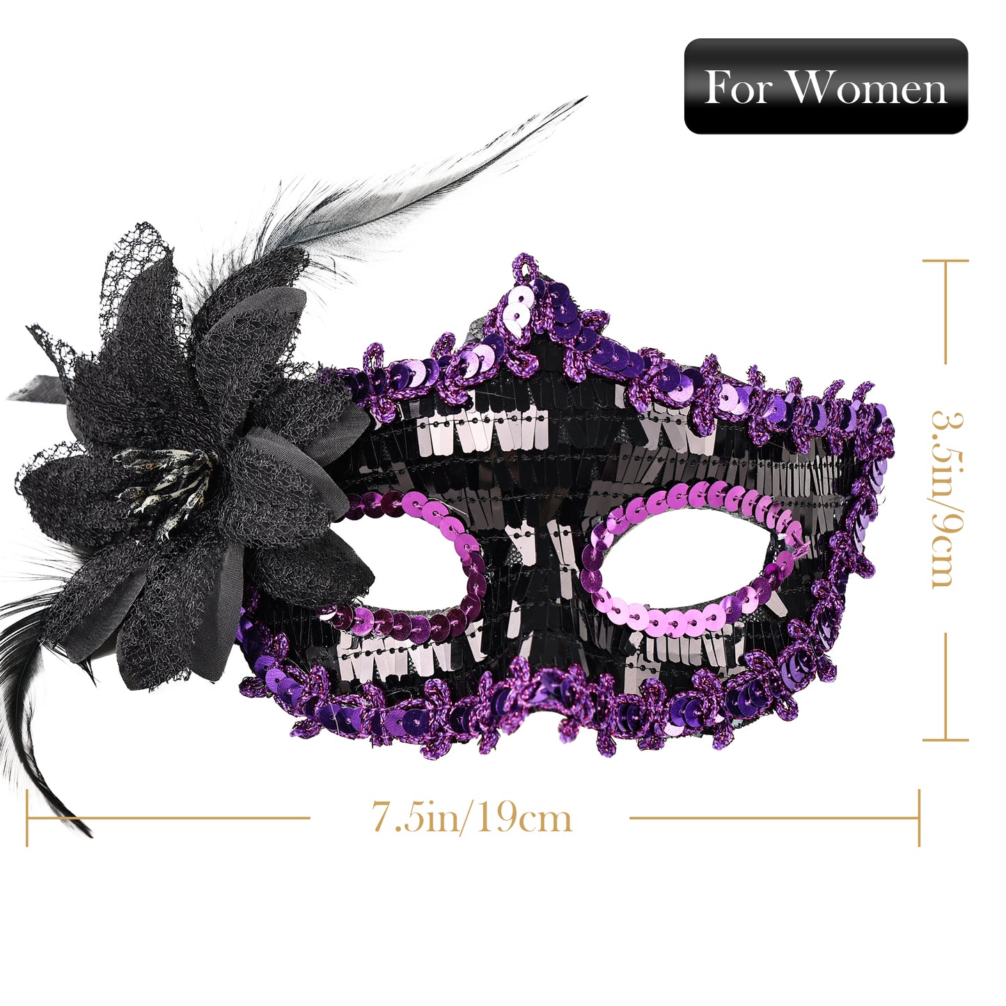 Couple Costume Accessory Set Carnival Venice Makeup Ball PVC Mask Party Fashion Accessory for Halloween Mardi Gras Carnival