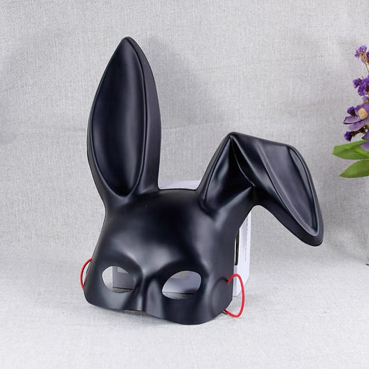 Wholesale Bunny Ear Rabbit Mask Women Masquerade Rabbit Mask White Colors Sexy Bunny Halloween Party Masks