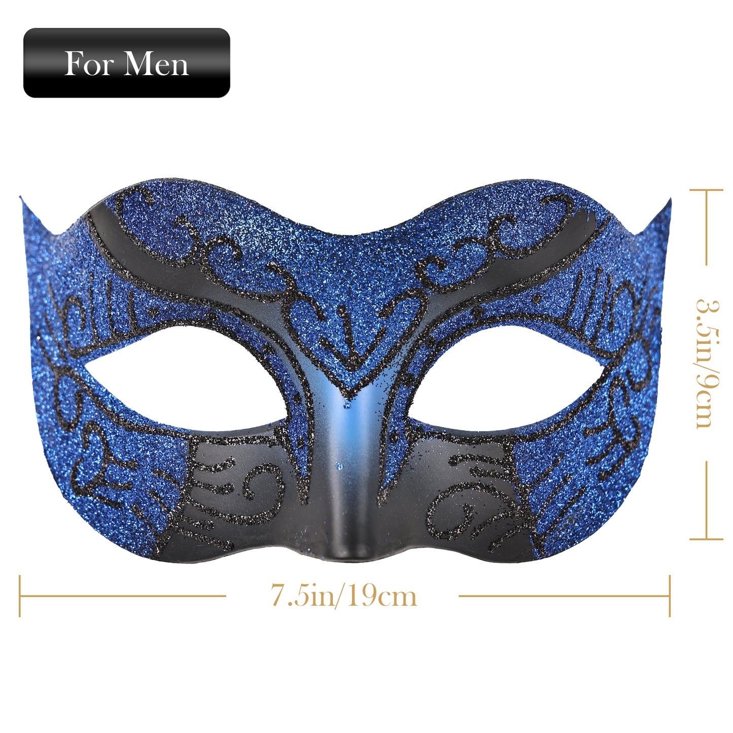 Couple Costume Accessory Set Carnival Venice Makeup Ball PVC Mask Party Fashion Accessory for Halloween Mardi Gras Carnival