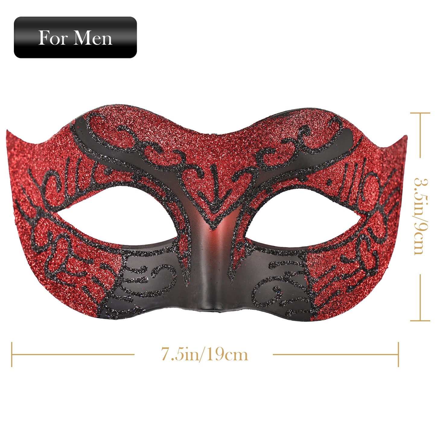 Couple Costume Accessory Set Carnival Venice Makeup Ball PVC Mask Party Fashion Accessory for Halloween Mardi Gras Carnival