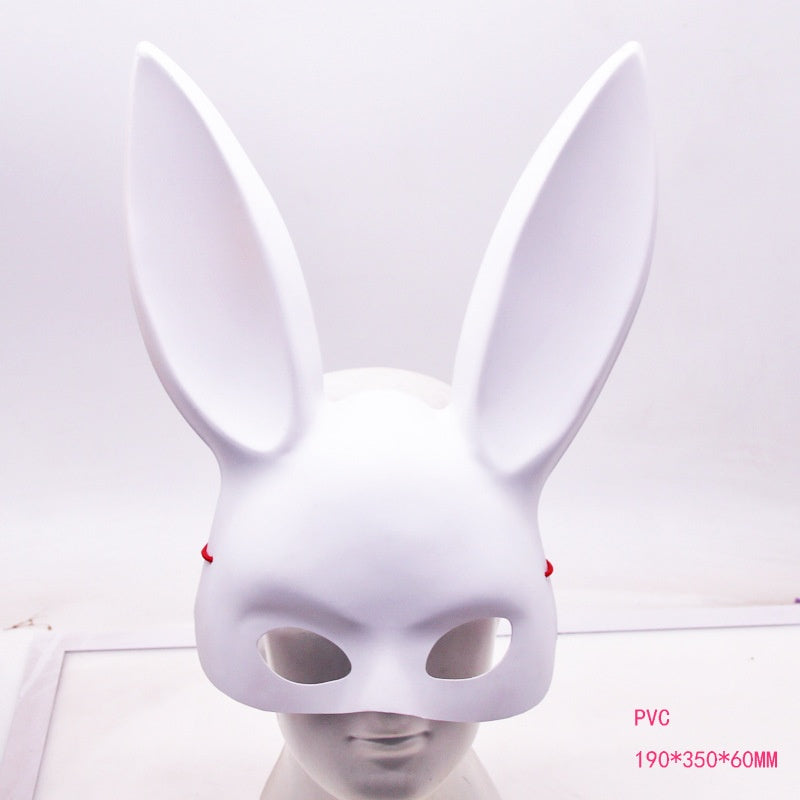 Wholesale Bunny Ear Rabbit Mask Women Masquerade Rabbit Mask White Colors Sexy Bunny Halloween Party Masks