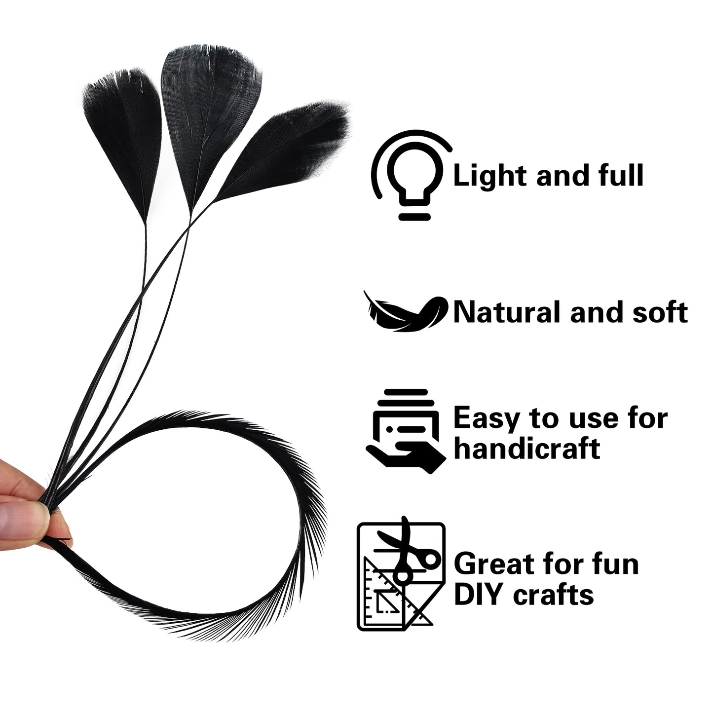 Wholesale 5 - 9 Inch High Quality Goose Feathers for Wedding Party Christmas Halloween Decorations DIY Crafts