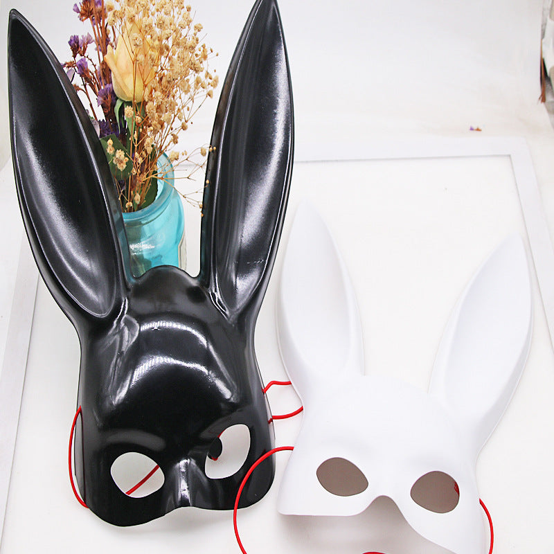 Wholesale Bunny Ear Rabbit Mask Women Masquerade Rabbit Mask White Colors Sexy Bunny Halloween Party Masks