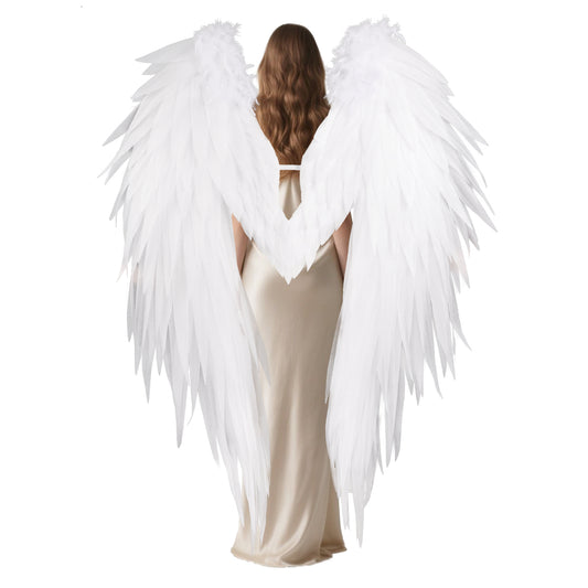 copy of Black Adult Angel Wings 3.6ft Angel Wings Women's Clothing Accessories Clothing Photography Props Role Playing Birthday Party Photography Lightweight Fairy Wings